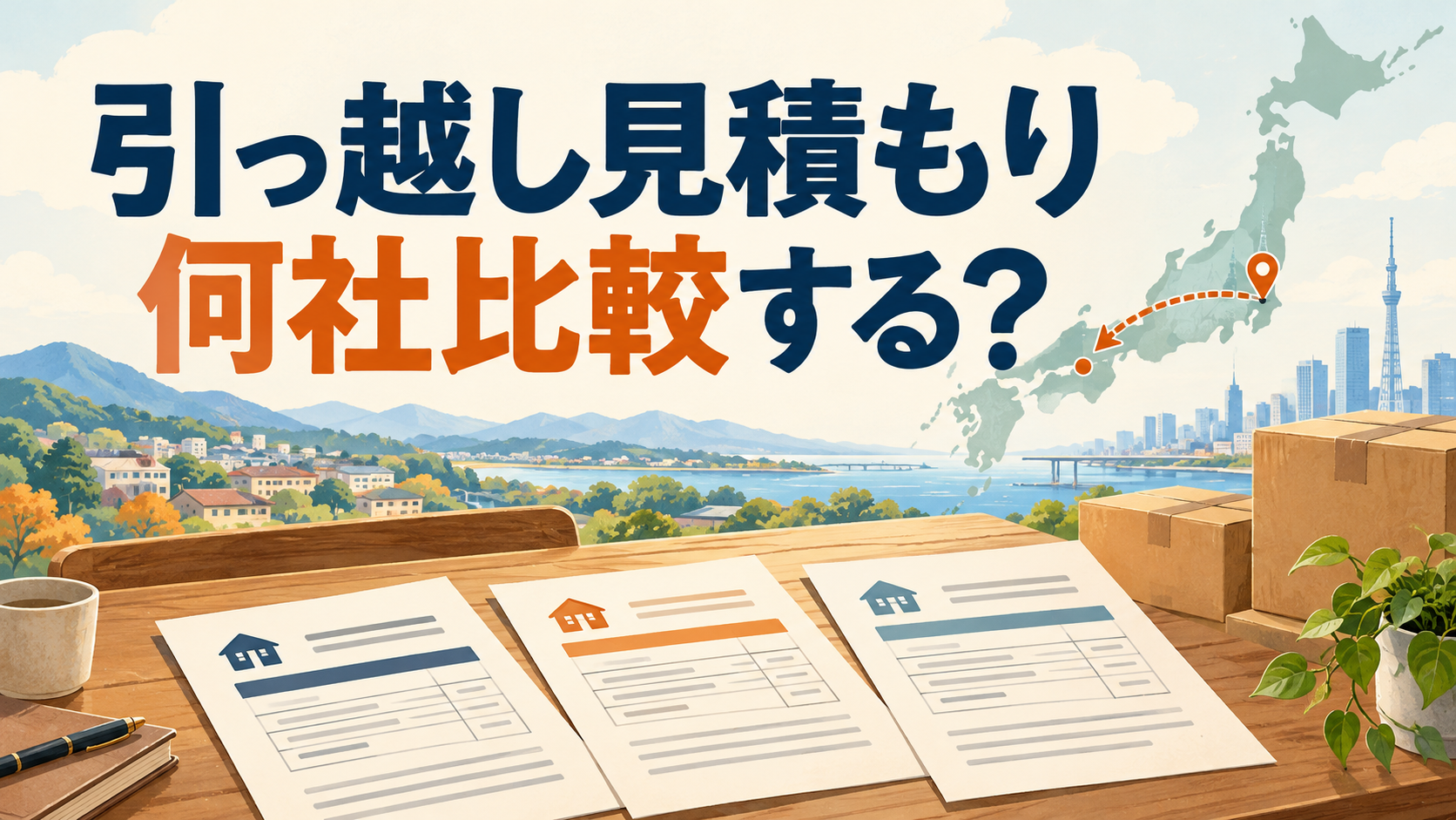 地方移住の引っ越し見積もりを比較する方法